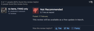 Illustration for article titled Street Fighter V, As Told by Steam Reviews